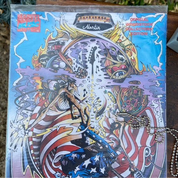 All Like New - 1994 Woodstock - Collectable Dog Tags, Arm Band and Comic Book - Picture 12 of 15